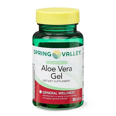 Spring Valley Aloe Vera Softgels 25 mg