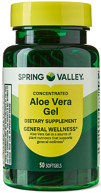 Spring Valley Aloe Vera Gel Dietary Supplement for Digestive Health