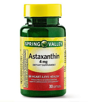 Spring Valley Astaxanthin  Heart & Eye Health 4mg