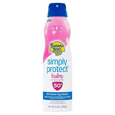 Banana Boat Simply Protect Baby Sunscreen Spray - SPF 50