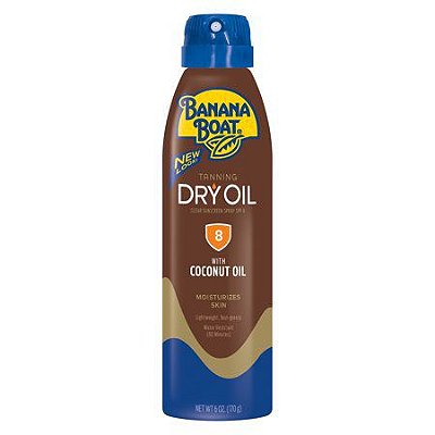 Banana Boat UltraMist Continuous Spray Sunscreen Dry Oil SPF 8