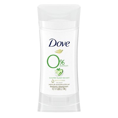 Dove Zero Aluminum Cucumber & Green Tea Deodorant