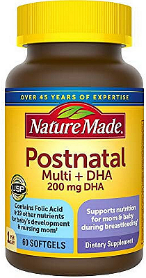 Nature Made Postnatal + DHA Softgels