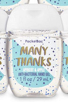 Many Thanks Pocketbac Anti-Bacterial Hand Gel