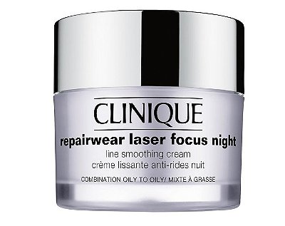 Clinique Repairwear Laser Focus Night Line Smoothing Cream for Combination Oily to Oily Skin