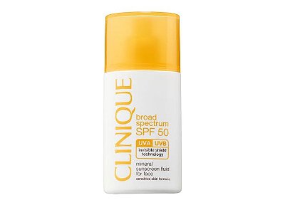 Clinique Broad Spectrum SPF 50 Mineral Sunscreen Fluid for Face
