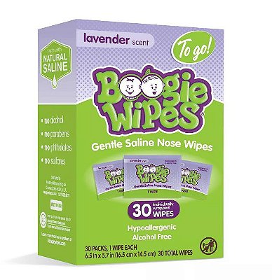Boogie Wipes To-Go Individual Lavender Baby Wipes