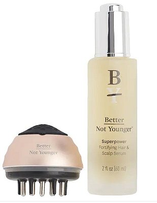 Better Not Younger Superpower Hair and Scalp Liquid Serum & Comb Set