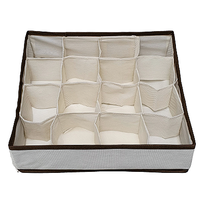 Organizador de Gavetas OrganiBox 36X36 c/ 16 divisões