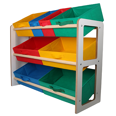 ORGANIZADOR DE BRINQUEDO ESTANTE INFANTIL COLORIDO