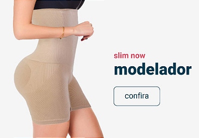 modelador corporal slim now cintura alta
