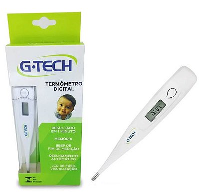 DESTAQUE Termômetro Clínico Digital TH1027 G-Tech