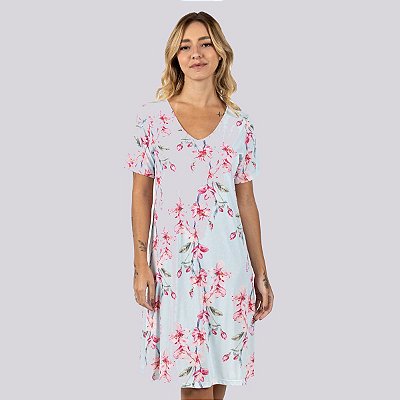 Camisão Feminino Midi Floral Liris