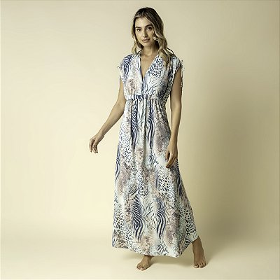 Kaftan Feminino Longo Frais