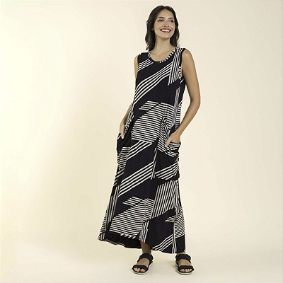 Vestido Regata Rongeant Authentic Preto com Bolso