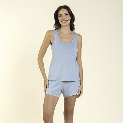 Short Doll Regata Azul Sereno