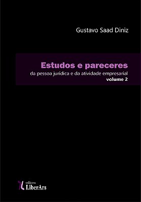 Estudos e pareceres da pessoa jurídica e da atividade empresarial - volume 2