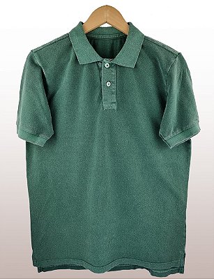 CAMISA POLO ESTONADA VERDE MALHA PIQUET - R$ 49,90 no atacado(mais de R$ 400,00), PIX e usando o cupom (5000), permitindo combinar cores, tamanhos e modelos.