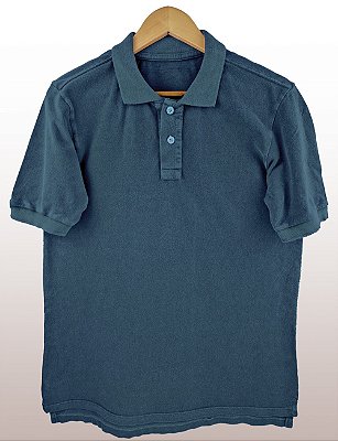 CAMISA POLO ESTONADA JEANS MALHA PIQUET - R$ 49,90 no atacado(mais de R$ 400,00), PIX e usando o cupom (5000), permitindo combinar cores, tamanhos e modelos.