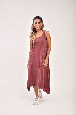 VESTIDO MIDI ESTONADO VINHO COM BOLSO - R$ 69,90 no atacado(mais de R$ 400,00), PIX e usando o cupom (5000), permitindo combinar cores, tamanhos e modelos.