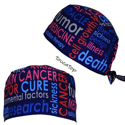 Gorro Cirúrgico, Nuvem de Palavras, Cure, Azul