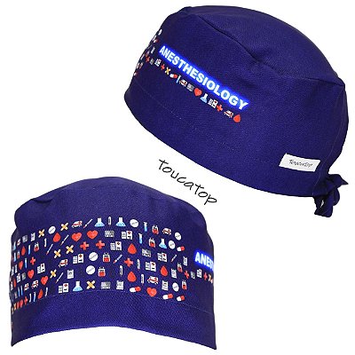 Gorro Cirúrgico, Símbolos Médicos, Anesthesiology, Anestesia, Azul