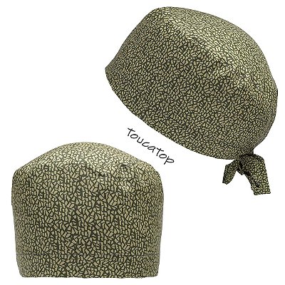 Gorro Cirúrgico, Estampa Owen Hunt, Grey's Anatomy, Marrom