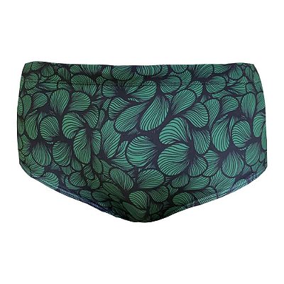 Sunga Masculina Adulta Ondas Verde