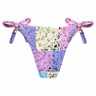 Calcinha de Biquíni Empina Bumbum Candy Love Colorido