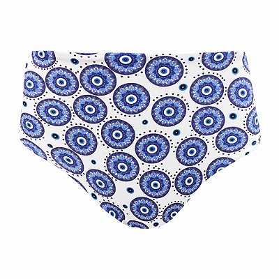 Calcinha de Biquíni Hot Pants Fio Duplo Santorini Branco