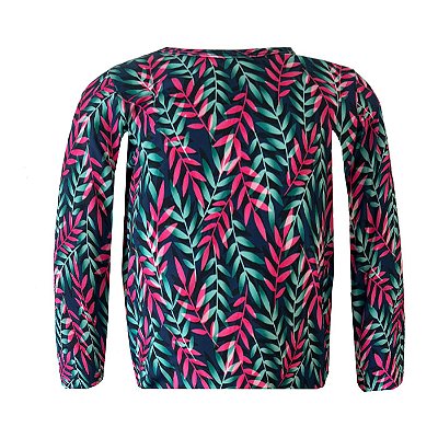Camiseta de Praia Infantil Kids Manga Longa Framboesa