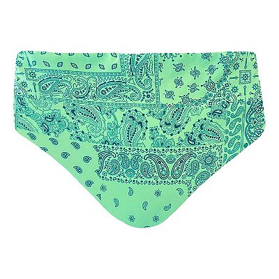 Calcinha de Biquíni Hot Pants Fio Duplo Bali Menta Neon