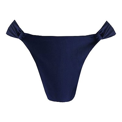 Calcinha Inteira de Biquíni Empina Bumbum Azul Marinho Liso