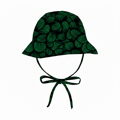 Chapéu de Praia Infantil Ondas Verde