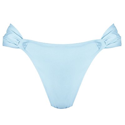 Calcinha Inteira de Biquíni Empina Bumbum Azul Candy Liso