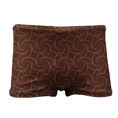 Sunga Infantil Kids Conchas Marrom