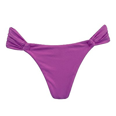 Calcinha Inteira de Biquíni Empina Bumbum Roxo Liso