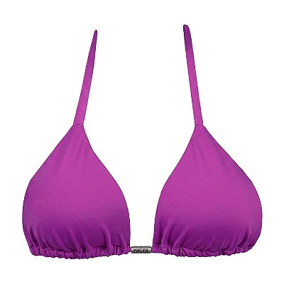 Top de Biquíni Cortininha Roxo Liso