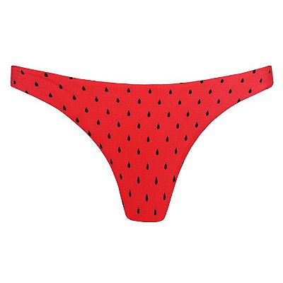 Calcinha de Biquíni Tanga Fio Duplo Melancia