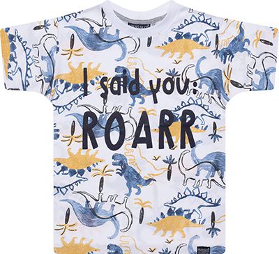 Camiseta infantil dinossauro