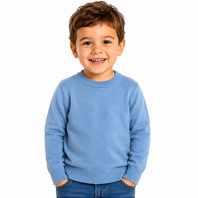 Blusa Infantil Soft Azul