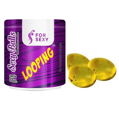 FORSEXY LOOPING - BOLINHAS FUNCIONAIS - EXCITANTE VAGINAL 4 EM 1 - 3UN.