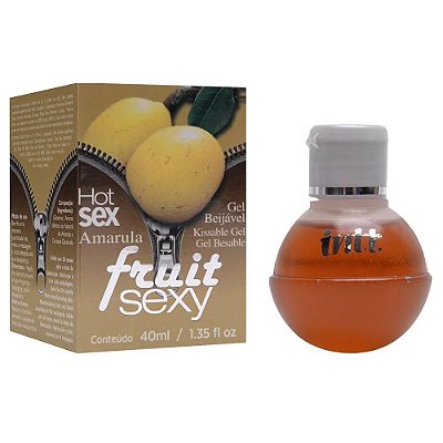 INTT FRUIT - GEL COMESTÍVEL PARA SEXO ORAL COM SABOR DE AMARULA