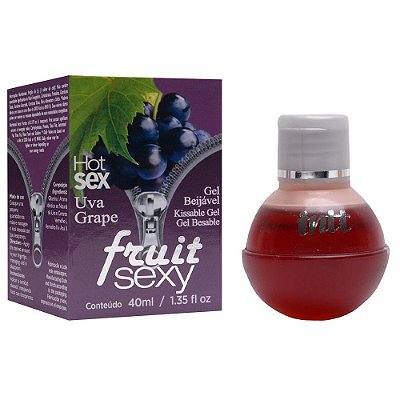 INTT FRUIT - GEL COMESTÍVEL PARA SEXO ORAL COM SABOR DE UVA