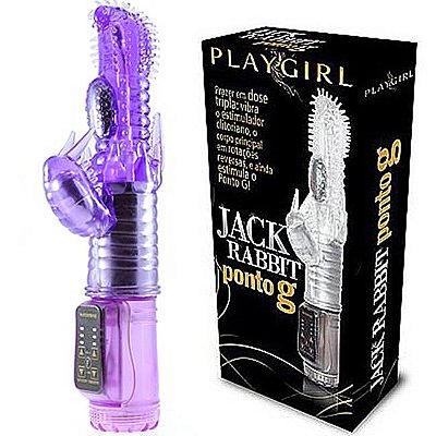 Jack rabbit ponto g lilás - vibrador rotativo