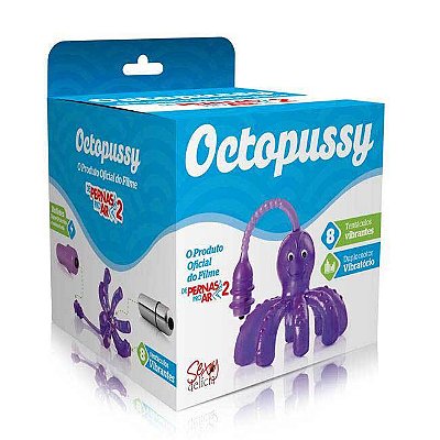 Octopussy - vibrador em formato de polvo com 2 vibradores a prova d'água