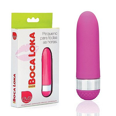 Vibrador soft touch novo boca loka; 10cm