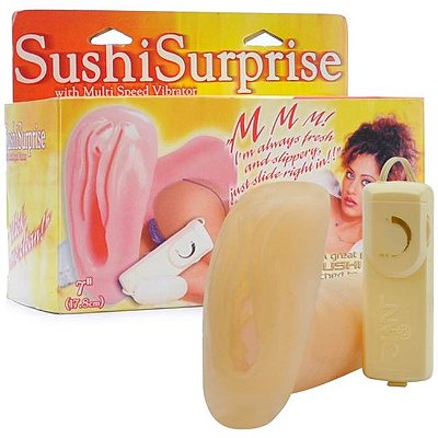 Masturbador vagina com cápsula - sushi surprise