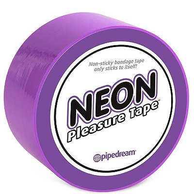 Fita para amarrar - neon bondage tape purple
