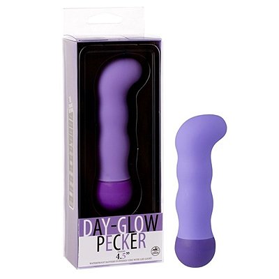 Vibrador ponto g lilás 10 velocidades - day glow vibe